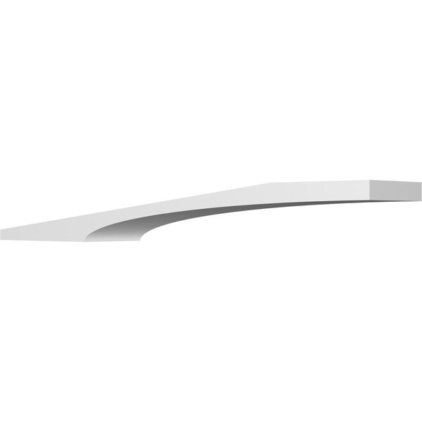 Ekena Millwork 6-in. W x 34-in. D x 40-in. H Westlake Architectural Grade PVC Knee Brace BRCP06X34X40WTL - main